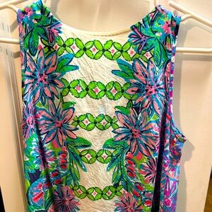 Lilly Pulitzer 100% Silk Floral Blouse